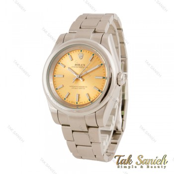 ساعت رولکس ایستر پرپچوال مردانه سیلور صفحه طلایی Rolex-5650-G