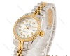 ساعت رولکس زنانه دورنگین صفحه سیلور  Rolex-5653-L