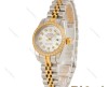 ساعت رولکس زنانه دورنگین صفحه سیلور  Rolex-5653-L