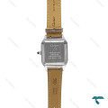 ساعت کارتیه سانتوس دومونت بند چرم طوسی مدیوم Cartier-6702-G