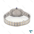 ساعت کارتیر سانتوس زنانه دورنگ طلایی اسمال Cartier-6862-L