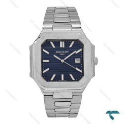 ساعت مردانه پتک فیلیپ Cubitus استیل صفحه سرمه ای Patek-6933-G