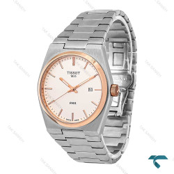 ساعت تیسوت prx مردانه دورنگ رزگلد Tissot-6939-G