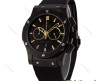 ساعت مردانه هابلوت سه موتوره مشکی ایندکس طلایی Hublot-5685-G