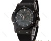 ساعت مردانه هابلوت مشکی صفحه طوسی کورنوگراف Hublot-5687-G