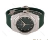 ساعت مردانه هابلوت چند ضلعی سیلور سبز Hublot-5690-G