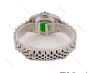 رولکس زنانه دورنگین سیلور صفحه آبی Rolex-5698-L