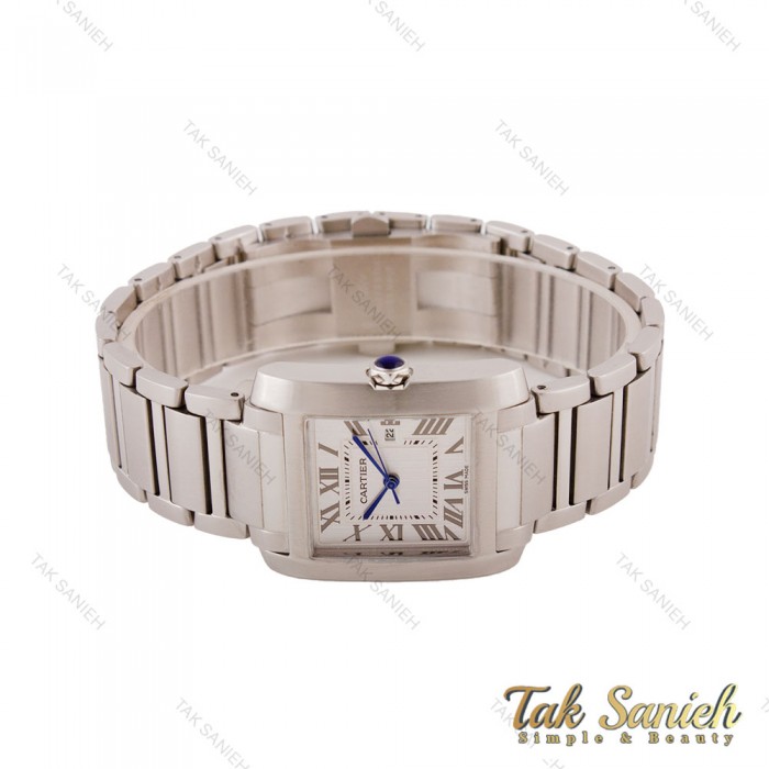 ساعت مچی کارتیر تانک مردانه استیل Cartier-5715-G