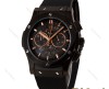 هابلوت مردانه کرنوگراف مشکی صفحه اسکلتون ایندکس رزگلد Hublot-5750-G