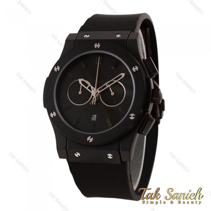 هابلوت مردانه سه موتوره کرنوگراف فول مشکی Hublot-5755-G