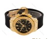 ساعت هابلوت زنانه سه موتوره طلایی صفحه مشکی Hublot-5763-L