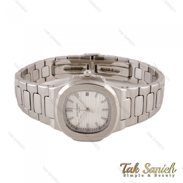 ساعت پتک فیلیپ ناتیلوس زنانه سیلور صفحه سفید Patek-5765-L