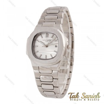 ساعت پتک فیلیپ ناتیلوس زنانه سیلور صفحه سفید Patek-5765-L