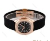 ساعت زنانه پتک فیلیپ آکوانات رزگلد مشکی دورنگین Patek-5767-L