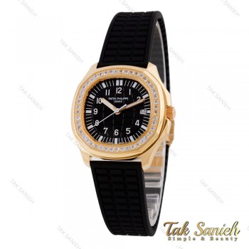 پتک فیلیپ آکوانا زنانه طلایی مشکی دورنگین Patek-5770-L