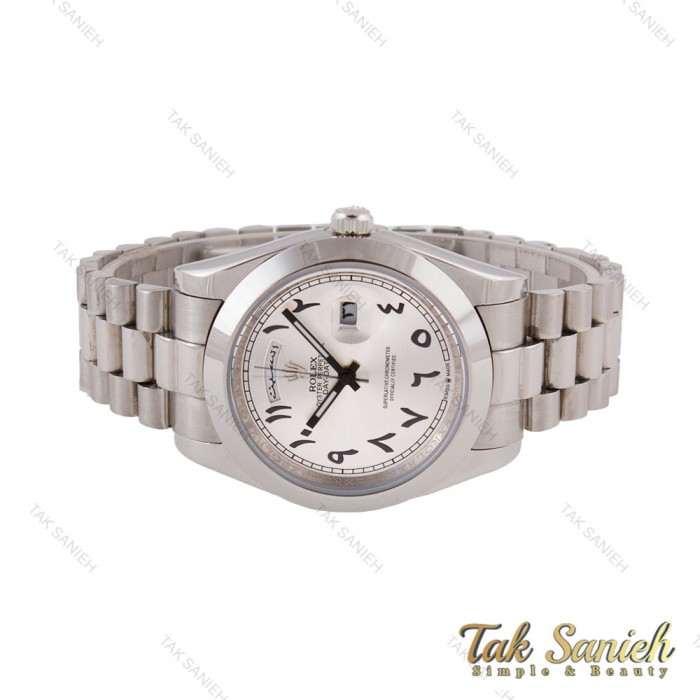 رولکس دی دیت مردانه تمام سیلور Rolex-5773-G