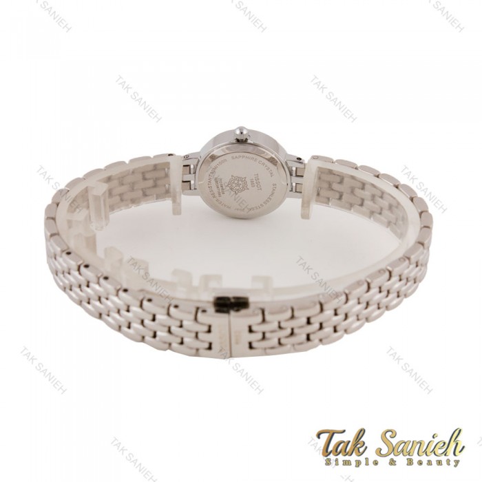 ساعت تیسوت Lovely زنانه ظریف سیلور صفحه سفید Tissot-5810-L