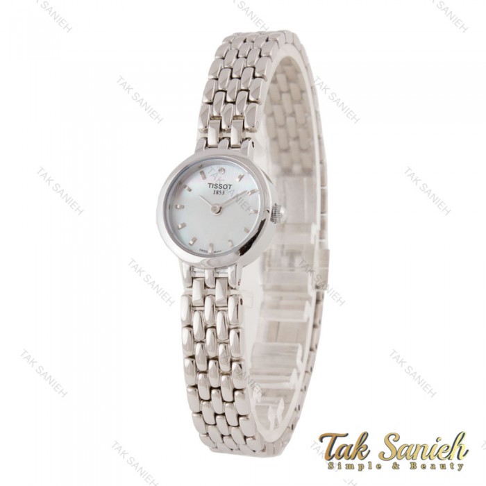 ساعت تیسوت Lovely زنانه ظریف سیلور صفحه سفید Tissot-5810-L