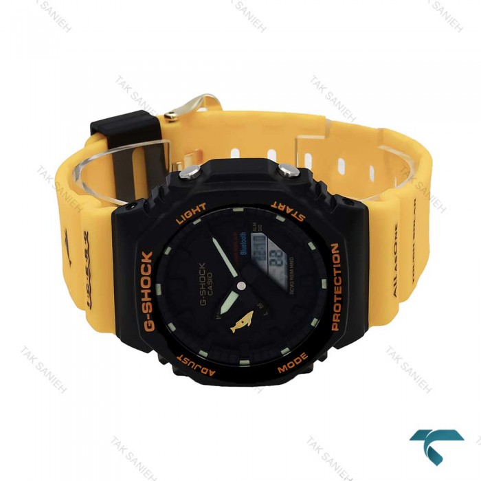 ساعت کاسیو جیشاک GA2100 مردانه زرد مشکی G-Shock-5811-G