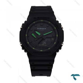 ساعت جیشاک GA2100 مردانه مشکی عقربه سبز G-Shock-5812-G