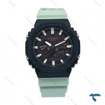 ساعت کاسیو جیشاک GA2100 مردانه مشکی سبز آبی G-Shock-5824-G