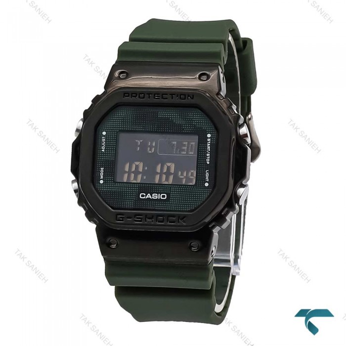 ساعت جیشاک GM5600 کاسیو مردانه سبز مشکی  G-Shock-5827-G