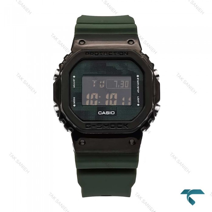 ساعت جیشاک GM5600 کاسیو مردانه سبز مشکی  G-Shock-5827-G