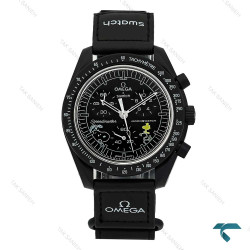 ساعت امگا سواچ ماموریت به ماه مشکی اسنوپی Omega-7641-U