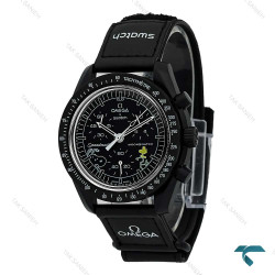 ساعت امگا سواچ ماموریت به ماه مشکی اسنوپی Omega-7641-U