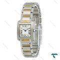 ساعت کارتیر تانک Française زنانه دورنگ طلایی اسمال Cartier-7905-L