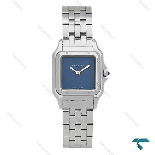 ساعت کارتیر زنانه سیلور صفحه سرمه ای Cartier-4368-L