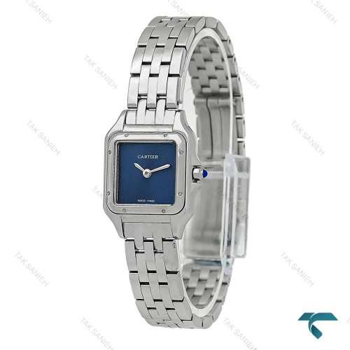 ساعت مچی کارتیر پنتر زنانه سیلور سرمه ای اسمال Cartier-7908-L