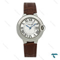 ساعت کارتیر بالن بلو زنانه بند چرم قهوه ای متوسط Cartier-7910-L