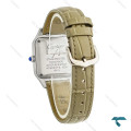 کارتیه سانتوس دموند زنانه دورنگ رزگلد بند طوسی اسمال Cartier-7916-L