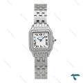 ساعت کارتیه پنته زنانه نقره ای اسمال صفحه جدید Cartier-7257-L