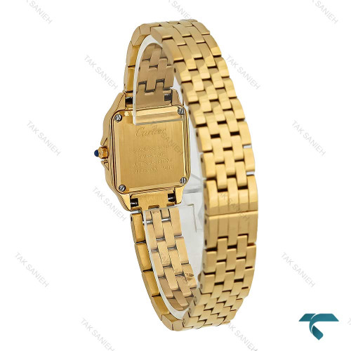 ساعت طلایی کارتیه پنته زنانه اسمال صفحه جدید Cartier-7258-L