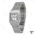 ساعت کارتیر پنته زنانه نقره ای مدیوم صفحه جدید Cartier-7259-L