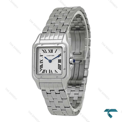 ساعت کارتیر پنته زنانه نقره ای مدیوم صفحه جدید Cartier-7259-L