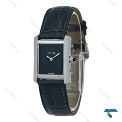 ساعت زنانه کارتیه تانک بند چرمی سرمه ای اسمال Cartier-8158-L