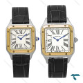 ساعت ست کارتیه سانتوس دومونت دورنگ طلایی Cartier-8306-S