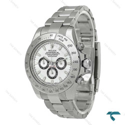 ساعت رولکس دیتونا مردانه سیلور صفحه سفید Rolex-8314-G