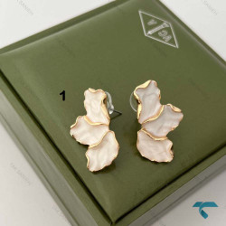 گوشواره میناکاری طرح گل Ghoshvareh-8543-L