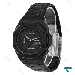 ساعت جیشاک GAB2100 مردانه فلزی فول مشکی GShock-8720-G