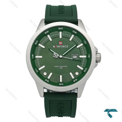 نیوی فورس NF9248 مردانه استیل بند رابر سبز NaviForce-8721-G