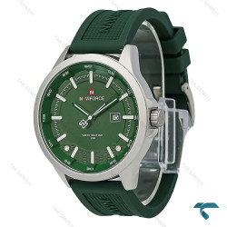 نیوی فورس NF9248 مردانه استیل بند رابر سبز NaviForce-8721-G