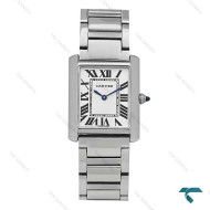 ساعت مردانه Cartier Tank نقره ای سایز مدیوم Cartier-7300-L