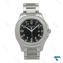 ساعت مردانه پتک فیلیپ آکوانا استیل صفحه مشکی Patek-7349-G