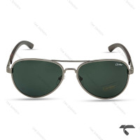 عینک دودی مردانه کارتیه CT2851-2 شیشه سبز دسته قهوه ای Cartier-9862-G