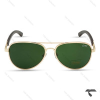عینک آفتابی مردانه CT2851-4 کارتیه طلایی شیشه سبز خلبانی Cartier-9864-G