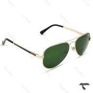 عینک مردانه خلبانی P2863-4 کارتیر شیشه سبز Cartier-9969-G